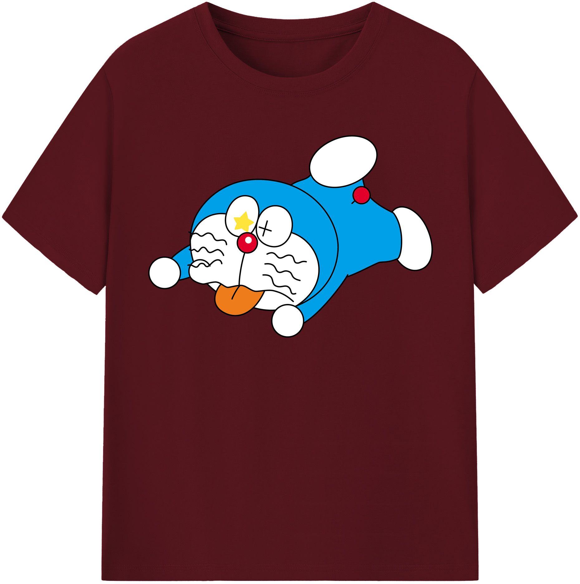 （画像用） ドラえもん Doraemon 綿100％半袖Tシャツ（フロントプリント）